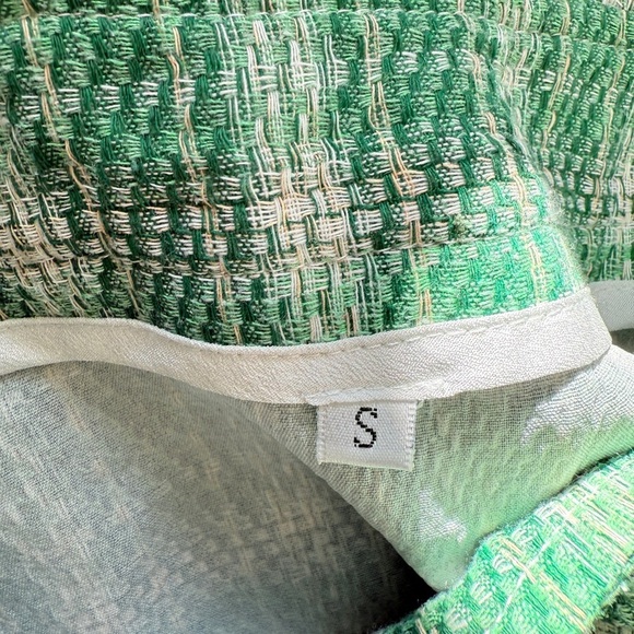 Green Side Zip Overall Dress with Pockets (S) - Picture 7 of 8